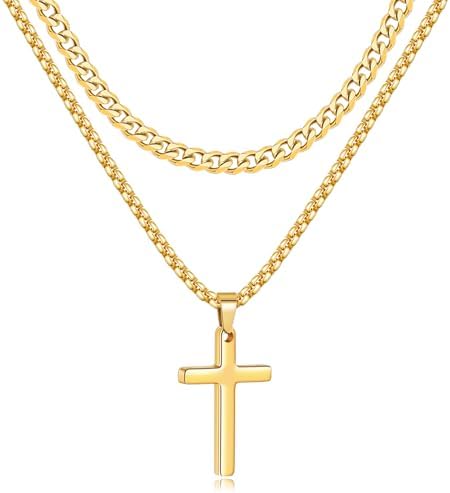 Cross Necklace Chain for Men