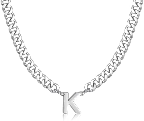 Initial Necklace for Men